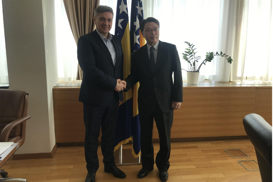 Predsjedatelj Zastupničkog doma dr. Denis Zvizdić sastao se sa veleposlanikom Japana u Bosni i Hercegovini 